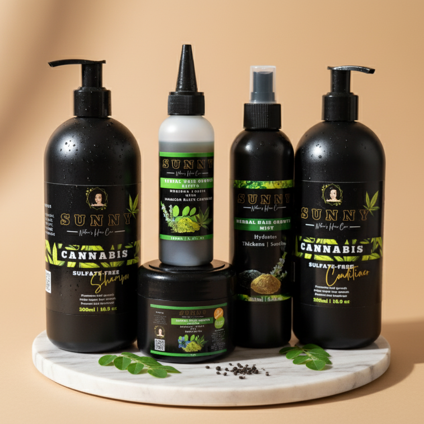 5 Herbal Hair Growth Combo