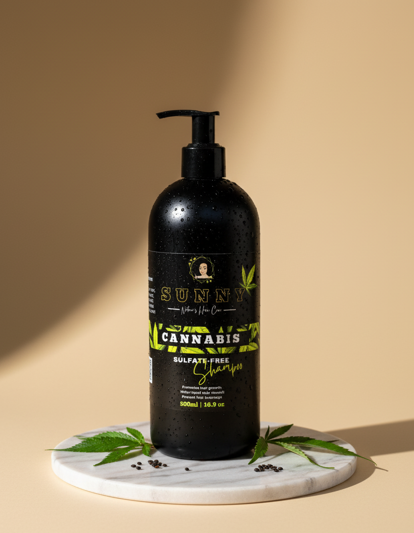 Sulfate-Free Cannabis Shampoo