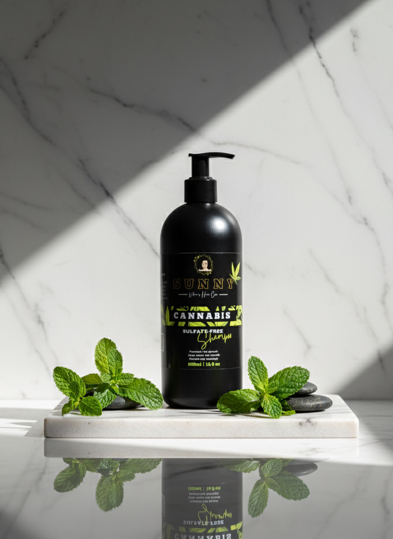 Sulfate-Free Cannabis Shampoo
